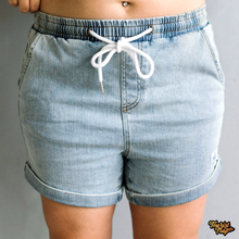 Load image into Gallery viewer, Women&#39;s Denim Shorts in &#39;Blue&#39;
