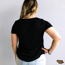 Load image into Gallery viewer, Women&#39;s Basic Tee in &#39;Black&#39;
