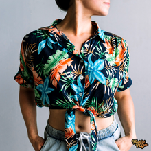 Load image into Gallery viewer, Women&#39;s Button Down Shirt in &#39;Tropical Maui&#39;
