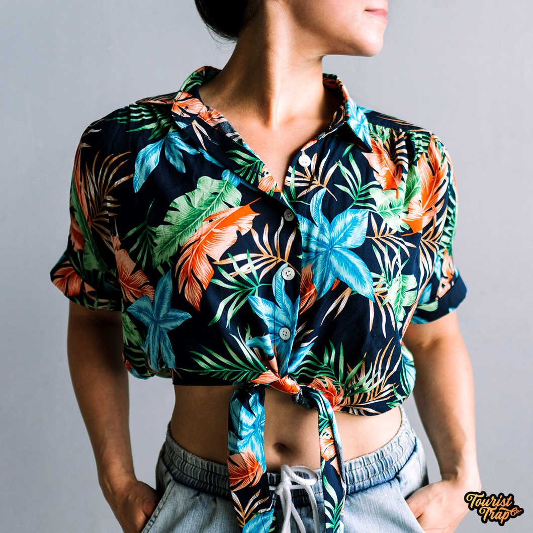 Women's Button Down Shirt in 'Tropical Maui'