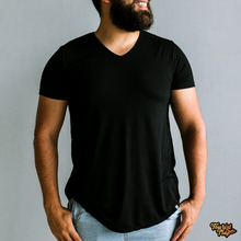 Load image into Gallery viewer, Men&#39;s Basic Tee in &#39;Black&#39;
